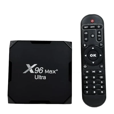 Abbildung von 4 GB 64 X96 Max Plus Ultra TV Box Android 11 Amlogic S905X4 2.4G/5GHz Dual WiFi BT4.0 Kompatibel mit AV1 H.265 8K 24fps 4K 60fps HDR Set Top