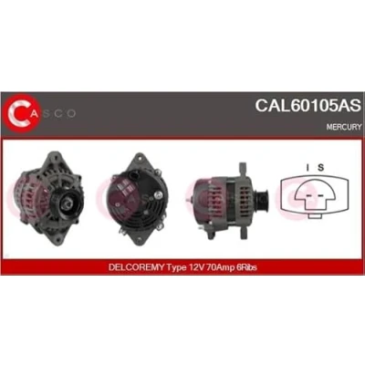 Abbildung von CASCO CAL60105AS Lichtmaschine 12V 70A