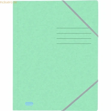 Abbildung von Oxford Top File + Eckspannermappe A4, extrastark aus Karton, pastell grün, 10er Pack