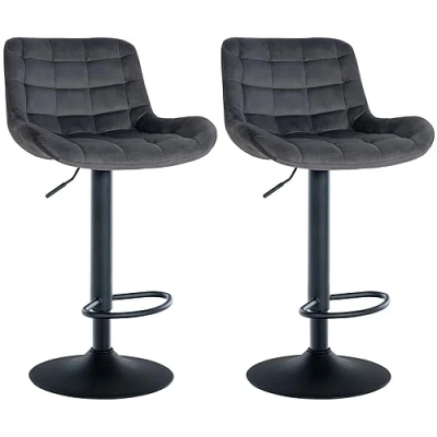 Abbildung von CLP Barhocker Tover (2er Set), um 360 drehbar und höhenverstellbar