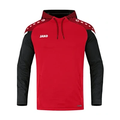 Abbildung von JAKO Performance Kapuzenpullover, Herren, Größe: 52/54, Rot/schwarz