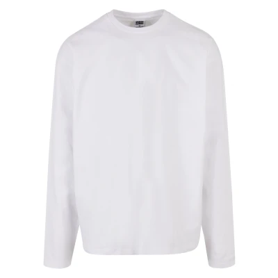 Abbildung von Urban Classics Ultra Heavy Oversized Longsleeve Langarmshirt, Herren, Größe: Large, White