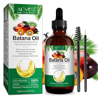 Abbildung von P Beauty Batana Öl 1x120ml Bio &amp; Vegan für Haare Haarwachstum Haarpflege Gesicht, Haut, Wimpern Nägel Nährt stärkt Haarwurzeln, Anti Haarausfall, Spliss, Schuppen