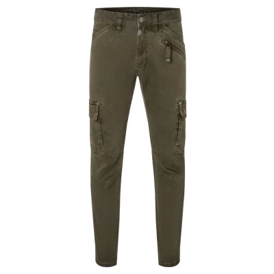 Abbildung von Timezone Jeans Slim Fit, Herren, Größe: 38x32, Army olive