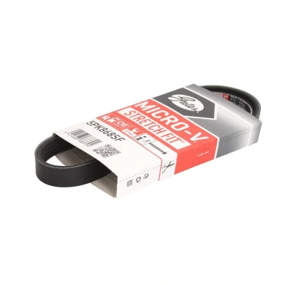 Abbildung von GATES Micro V Stretch Fit 5PK868SF Keilrippenriemen 868 5 PA (Polyamid), EPDM (Ethylen Propylen Dien Kautschuk) FORD: Focus 2 Schrägheck