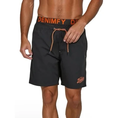 Abbildung von DENIMFY Badeshorts Herren Badehose DFNeo Regular Fit (1 St) Sportshorts mit Kordelzug