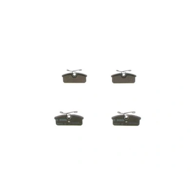 Abbildung von BOSCH 0 986 424 275 Bremsbelagsatz Low Metallic mit Anti Quietsch Blech, Montageanleitung RENAULT: Twizy