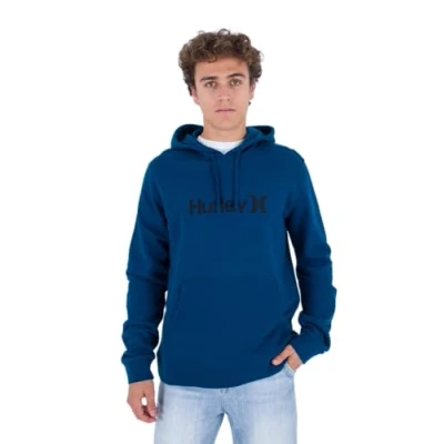 Abbildung von Hurley Herren OAO Solid Seasonal Po Fleece_tp Sweatshirt, Poseidon Blue, S