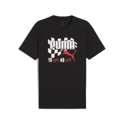 Abbildung von Puma Graphics MOTO FLAG Tshirt print, Herren, Größe: Large, Black