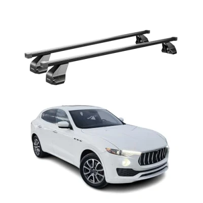 Abbildung von Menabo Stahl Gepäckträger Dachträger für Maserati Levante 2016 25 Schwarz