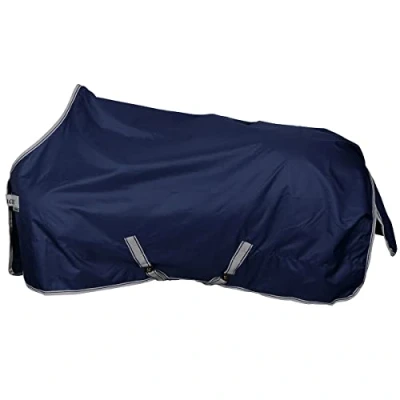 Abbildung von Bucas Freedom Turnout 140 Pferdedecke 300g, Navy/Silber