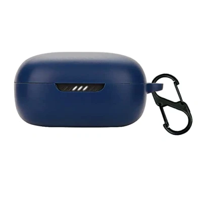 Abbildung von GIOPUEY Hülle Kompatibel mit JBL Live Pro 2 TWS, Silikon Stoßfeste Schutzhülle, Ultradünn Case Cover, Kein Geruch, Dunkelblau