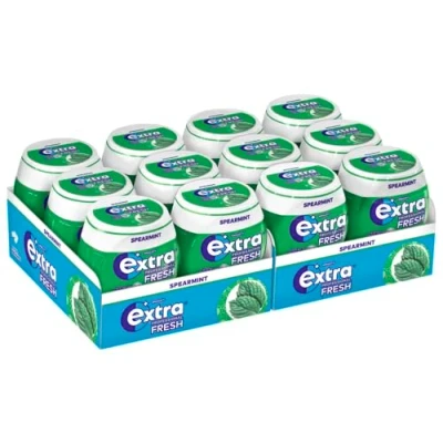 Abbildung von Extra Professional Fresh Spearmint Kaugummi, 12er Pack (12 x 50 Dragees)