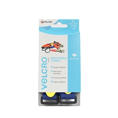 Abbildung von VELCRO® VEL EC60328 Burrebånd med sele statisk loop del (L x B) 460 mm 25 Blå 2 stk
