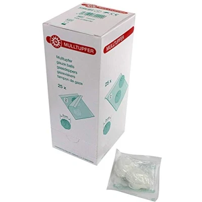 Abbildung von Mulltupfer Pflaumengroß Steril 25X2 St