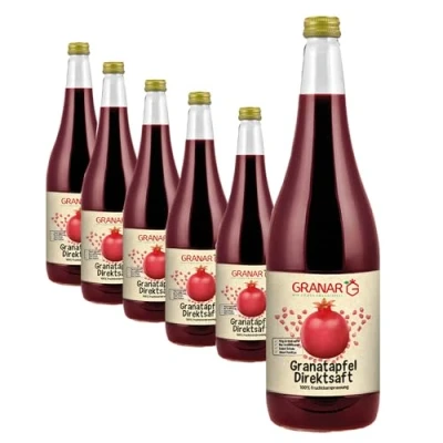 Abbildung von 18 x 1 Liter Granatapfel Direktsaft (Muttersaft) von Granar