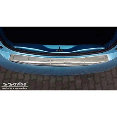 Abbildung von Avisa Edelstahl Heckstoßstangenschutz kompatibel mit Renault Zoe II 2019 &#039;Ribs&#039;