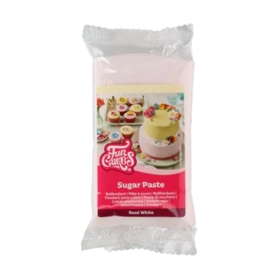 Abbildung von FunCakes Rollfondant Rosé Weiß: einfach zu verwenden, glatt, flexibel, weich und geschmeidig, perfekt zum Verzieren von Torten, Halal, Kosher Glutenfrei, 250 g Packung 1