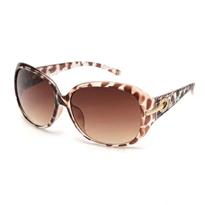Abbildung von JM Klassisch Bifokale Lese Sonnenbrille für Damen Jahrgang Lesebrille Draussen UV Schutz Tortoise +2,75