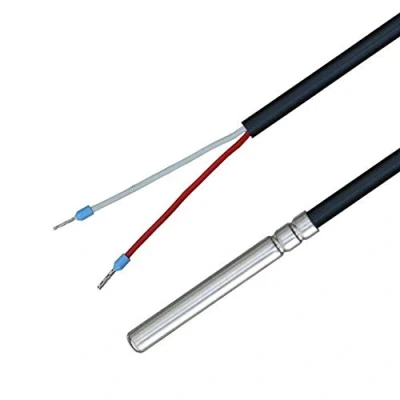 Abbildung von iOVEO 035HP41205 KTY81 110 Temperaturfühler mit PVC Leitung bis 105C, Temperatursensor, Fühler, Heizung, KTY, 5 Meter