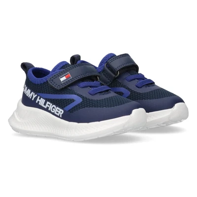 Abbildung von Tommy Hilfiger Connor Unisex Sneaker low für Kinder, Größe: 33, Blue/royal Schuhe
