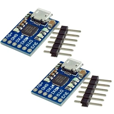 Abbildung von 2pcs CJMCU CP2102 Micro USB to UART TTL Module 6Pin Serial Converter for Arduino 2 stücke Zu Modul Serieller Konverter STC Downloader für Ersetzen FT232