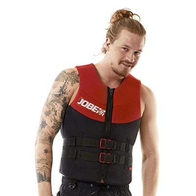 Abbildung von NEOPREN Red Herren 50N Schwimmweste für Jetski Wakeboard Boot SUP Wasserski