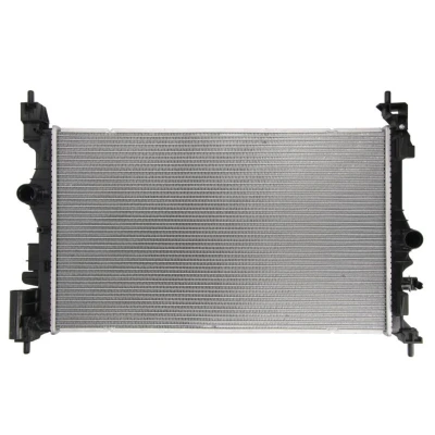 Abbildung von THERMOTEC D7X091TT Kühler, Motorkühlung Aluminium 620 374 16 Schaltgetriebe Kühlrippen gelötet OPEL: Adam, Corsa E Schrägheck