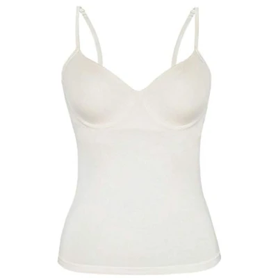 Abbildung von Sassa Damen BH Shirt M. Einlage Vorgeformt Vest, elfenbeinfarben, 90D DE