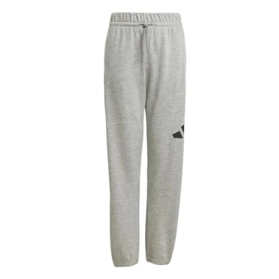 Abbildung von adidas Unisex Kinder Essentials Big Logo Pants, Medium Grey Heather/Black, 7 8 Years