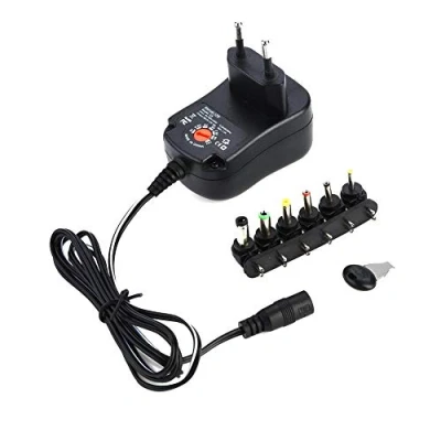 Abbildung von VBESTLIFE 3 12V Einstellbare Spannung Netzteil 12W Adapter 1.2A Ausgang 100 240V,geeignet für TV, Festplatte Box, Instrumentierung, Kleingeräte, Notebooks, Elektroautos,