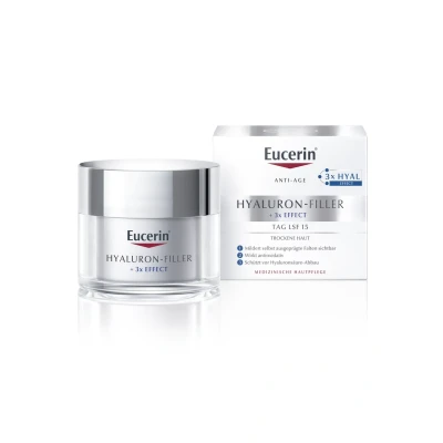 Abbildung von Eucerin Tagespflege ANTI Aging HYALURONFILLER, FÜR Trockene Antiaging, Größe: 50 ml,