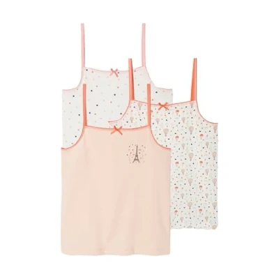 Abbildung von Vertbaudet 3ERPACK Unterhemd/shirt für Kinder, Größe: 146/152, Hellrosa