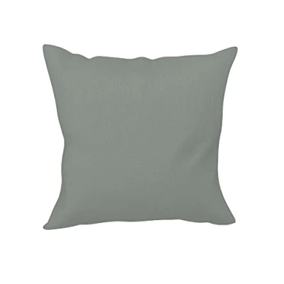 Abbildung von POKAR Palettenkissen Wasserdicht Palettenauflagen mit abnehmbarem Bezug Palettenauflage Palettenmöbel Palettensofa, Deko Kissen 40x40, Grau