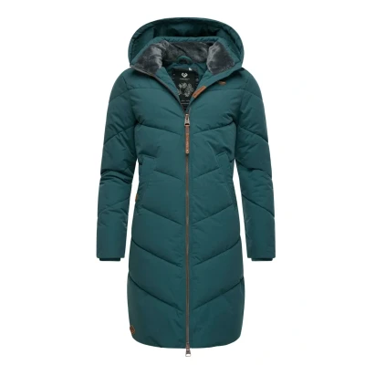 Abbildung von Ragwear Rebelka Wintermantel, Damen, Größe: Small, Dark green