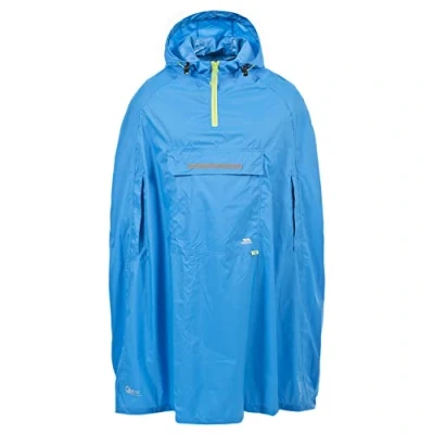 Abbildung von Trespass Herren Poncho Kompakt Zusammenrollbarer Qikpac, Cobalt, M, UACLOTK20001_COBM