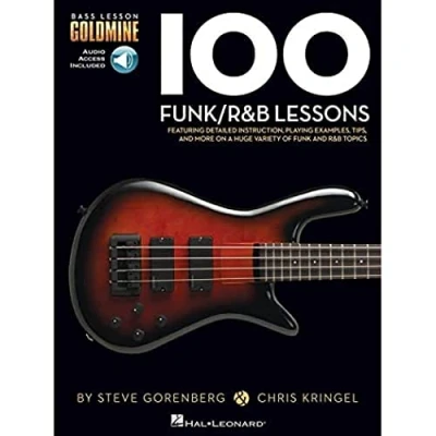 Abbildung von Hal Leonard 100 Funk/R&amp;B Lessons Bass Noten