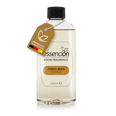 Abbildung von essencion Tonka Bean Vanilla (Tonka Bohne Vanille) Raumduft Refill Flasche 1000ml In 14 verlockenden Düften erhältlich Refill)