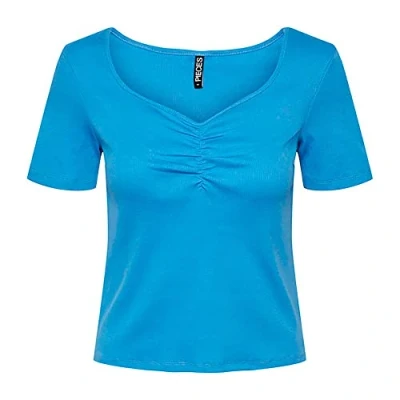 Abbildung von Pieces Pctania Tshirt basic, Damen, Größe: XS, Marina