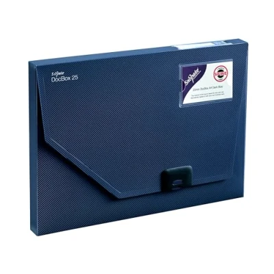 Abbildung von Snopake Dokumententasche, 25 mm 1 blau