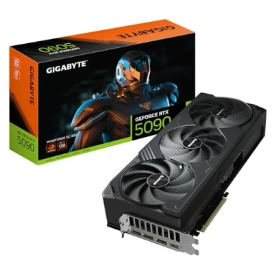 Abbildung von GIGABYTE GeForce RTX 5090 Windforce OC 32G 32GB GDDR7, HDMI, 3x DP