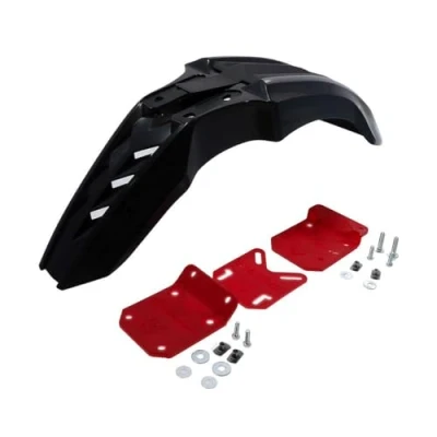 Abbildung von Schutzblech POLISPORT SM Line schwarz vorne universal Spritzschutz Supermoto