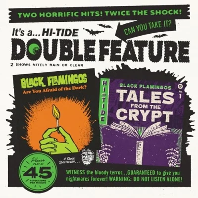 Abbildung von Black Flamingos &quot;Double Feature: Tales from the Crypt Theme / Are You Afraid of Dark? Theme&quot; [Vinyl LP]