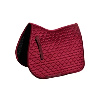 Abbildung von Rhinegold Velvet Hexagon GP Schabracke Cob Bordeaux
