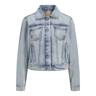 Abbildung von JJXX Jxalys Classic Jacket Jeansjacke Light blue denim, Damen, Größe: Small, denim