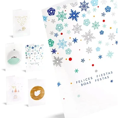Abbildung von UNICEF Weihnachtskarten, 10 Stück, Konfetti