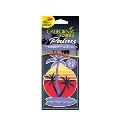 Abbildung von CALIFORNIA SCENTS AC CS AMBIENTADOR COCHE Palmera Papel 4UDS VAINILLA
