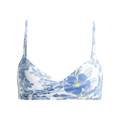 Abbildung von Roxy Classics WRAP Bikinitop, Damen, Größe: XXL, Egret artsy floral