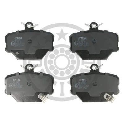 Abbildung von OPTIMAL BP 10329 Bremsbelagsatz Vorderachse mit akustischer Verschleißwarnung SMART: Fortwo II Coupe, City I Coupe