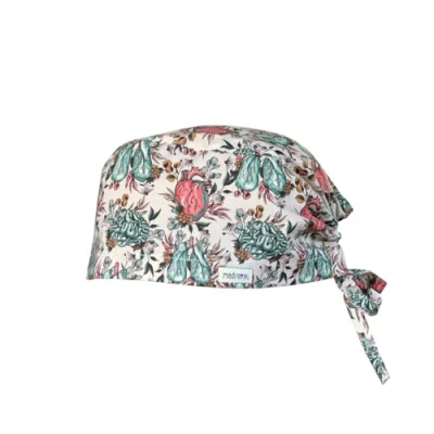 Abbildung von MEDIZAL FASHION OP Haube mit Schnüren, Arzt Kostüm Zubehör Unisex, Hauben Stoff Wiederverwendbare, Krankenschwester Baumwolle, Haube, Medizinische Kappe Pflanzenanatomie